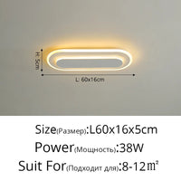 Bande LED pour allée et couloir : Lustres modernes minimalistes pour une entrée nordique créative