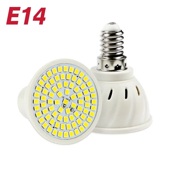 Lot de 10 ampoules LED pour douilles E27, E14 et G10 | Marco Lucetti E14 / 48 LEDs / Chaude