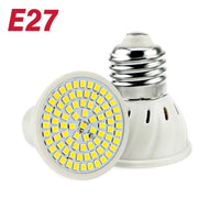 Lot de 10 ampoules LED pour douilles E27, E14 et G10 | Marco Lucetti E27 / 48 LEDs / Chaude