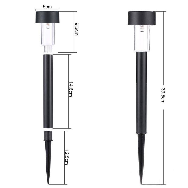 Lot de 10 Lampadaires Solaires LED Extérieurs Compacts | Marco Lucetti