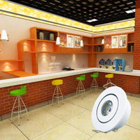 Lot de 6 mini spots LED dimmables encastrés - AluminiumSmooth. | Marco Lucetti