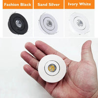 Lot de 6 mini spots LED dimmables encastrés - AluminiumSmooth. | Marco Lucetti