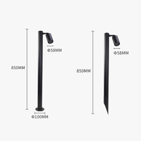 Lumière de pelouse LED en aluminium imperméable - Éclairage de jardin moderne | Marco Lucetti