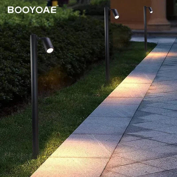 Lumière de pelouse LED en aluminium imperméable - Éclairage de jardin moderne | Marco Lucetti