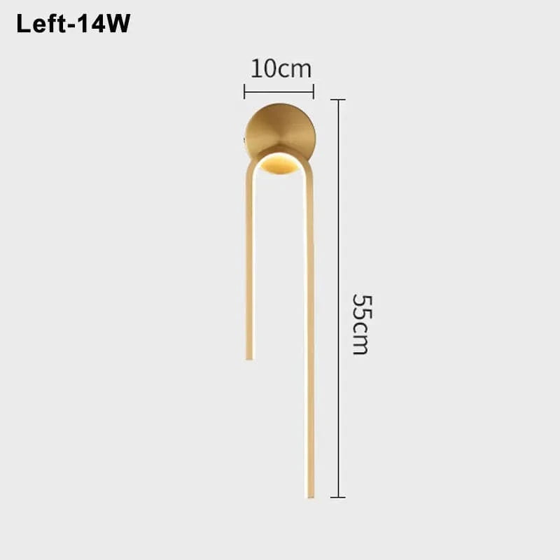 Lumière LED Intérieur Moderne | Marco Lucetti Or-Gauche / Blanc froid