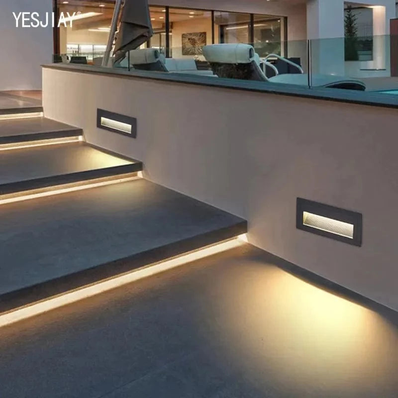 Lumières d'escalier LED encastrées 3W/6W - Élégance illuminée | Marco Lucetti
