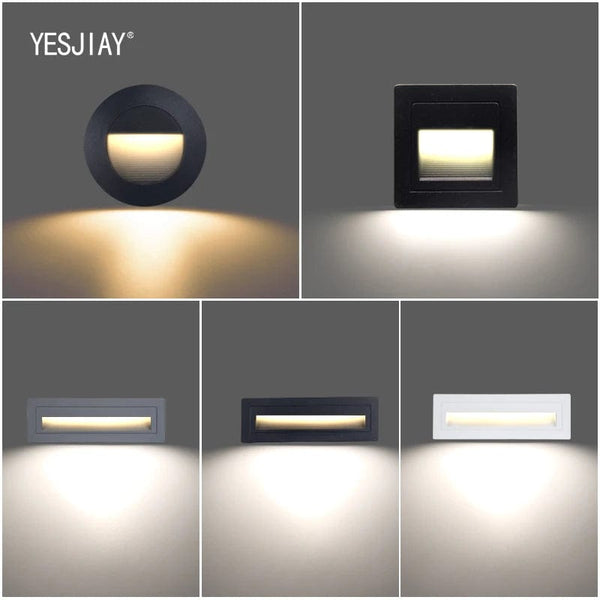 Lumières d'escalier LED encastrées 3W/6W - Élégance illuminée | Marco Lucetti