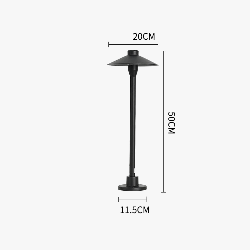 Lumières de pelouse LED en aluminium pour extérieur: Modernes et Étanches IP54 | Marco Lucetti