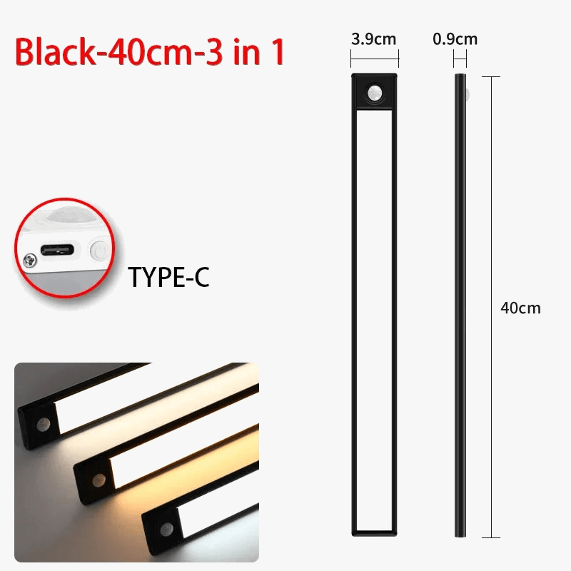 Lumières LED Ultra Slim avec capteur de mouvement | Marco Lucetti