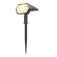 Lumières Solaires Extérieures LED - Éclairage Solaires - 2 en 1 pour Jardin | Marco Lucetti 1 pièce de lumière chaude