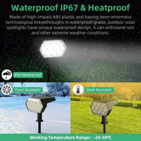 Lumières Solaires Extérieures LED - Éclairage Solaires - 2 en 1 pour Jardin | Marco Lucetti