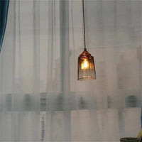 Luminaire antique de suspension en verre de cuivre de luxe | Marco Lucetti