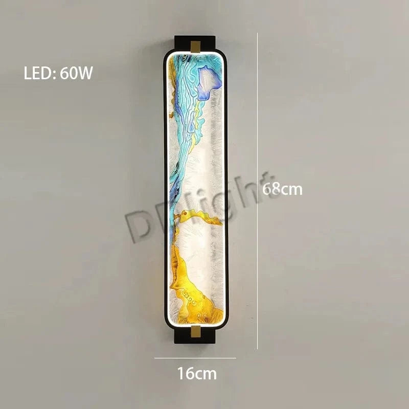 Luminaire Art Déco LED Doré Réglable | Marco Lucetti