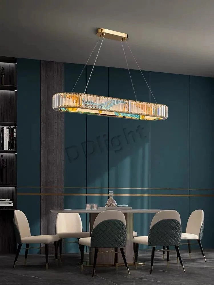 Luminaire Art Déco LED Doré Réglable | Marco Lucetti