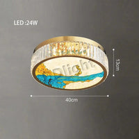 Luminaire Art Déco LED Doré Réglable | Marco Lucetti C Rond 40cm / Chrome / Lumière 3 couleurs