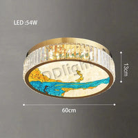 Luminaire Art Déco LED Doré Réglable | Marco Lucetti C Rond 60cm / Chrome / Lumière 3 couleurs