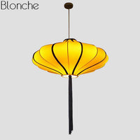 Luminaire chinois à LED ColorSpark | Marco Lucetti Jaune / 60x26cm