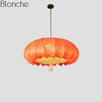 Luminaire chinois à LED ColorSpark | Marco Lucetti Orange / 60x26cm