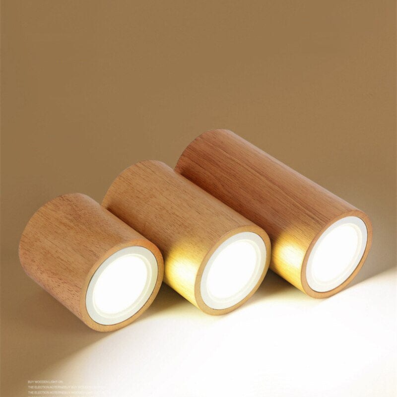Luminaire circulaire LED en bois Rogely | Marco Lucetti