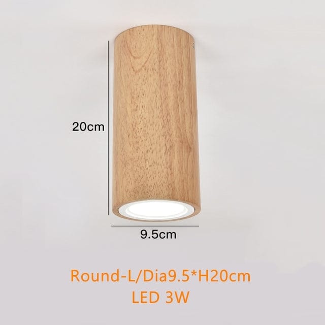 Luminaire circulaire LED en bois Rogely | Marco Lucetti Rond - L / Chaude