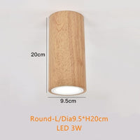 Luminaire circulaire LED en bois Rogely | Marco Lucetti Rond - L / Chaude
