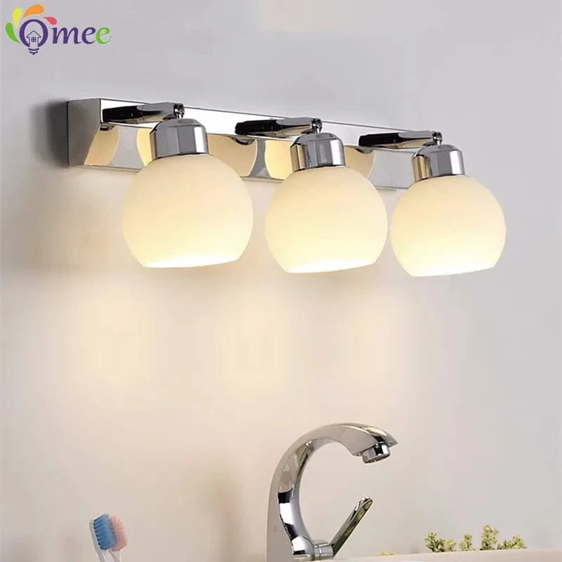 Luminaire de salle de bains en cristal noir et chrome - Moderne | Marco Lucetti