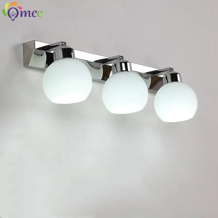 Luminaire de salle de bains en cristal noir et chrome - Moderne | Marco Lucetti