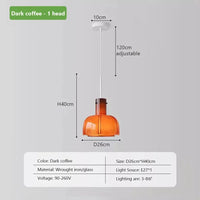 Luminaire décoratif d'intérieur : Lampe suspendue médiévale en verre | Marco Lucetti E / Trois sources lumineuses