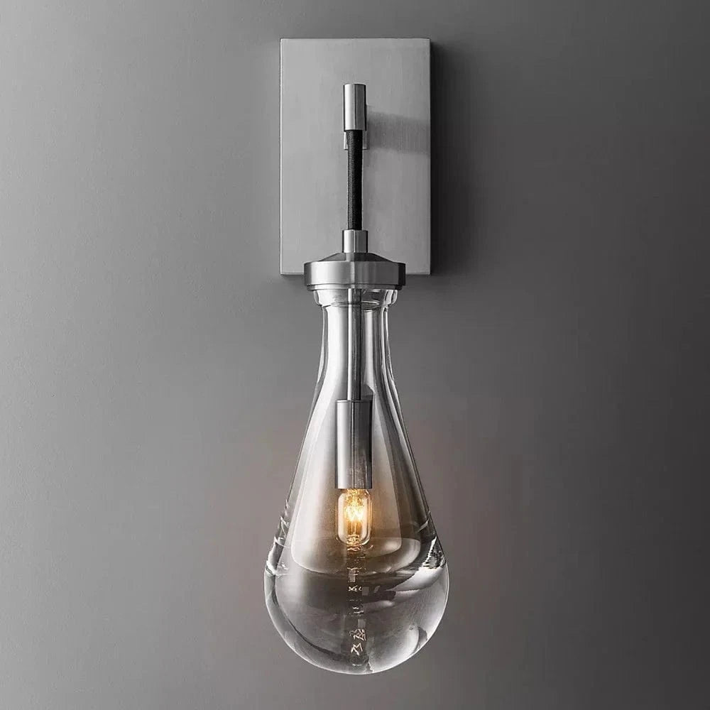 Luminaire design rétro luxe "Cascade élégante" LED noir corde - Déco maison salon et chambre | Marco Lucetti