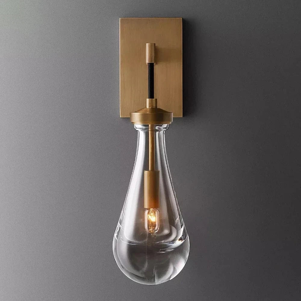Luminaire design rétro luxe "Cascade élégante" LED noir corde - Déco maison salon et chambre | Marco Lucetti