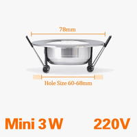 Luminaire encastrable LED argenté brillant Ultimate Light™ | Marco Lucetti
