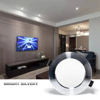 Luminaire encastrable LED argenté brillant Ultimate Light™ | Marco Lucetti