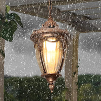 Luminaire extérieur américain pour Restaurant Balcon Bar Hôtel Pavillon Galerie accrochage rétro étanche Chandelier Lumière | Marco Lucetti