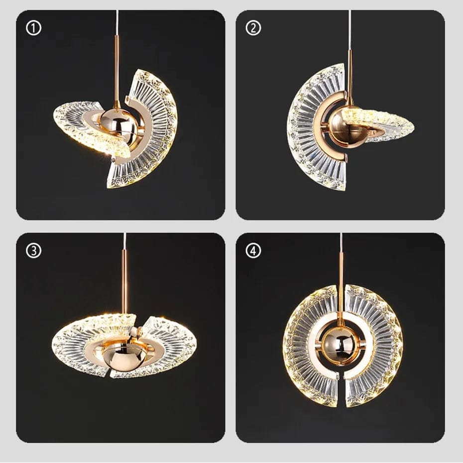 Luminaire intérieur décoratif en cristal LED moderne | Marco Lucetti