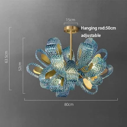 Luminaire LED Applique Murale - Lustre Moderne - Décoration Murale de Maison | Marco Lucetti 24 verres / Lumière naturelle