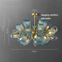 Luminaire LED Applique Murale - Lustre Moderne - Décoration Murale de Maison | Marco Lucetti 30 verres / Lumière naturelle