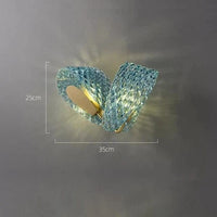 Luminaire LED Applique Murale - Lustre Moderne - Décoration Murale de Maison | Marco Lucetti Applique 2 verre / Lumière blanche