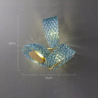 Luminaire LED Applique Murale - Lustre Moderne - Décoration Murale de Maison | Marco Lucetti Applique 3 verre / Lumière naturelle