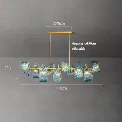 Luminaire LED Applique Murale - Lustre Moderne - Décoration Murale de Maison | Marco Lucetti Ovale 110 cm / Lumière naturelle