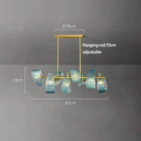 Luminaire LED Applique Murale - Lustre Moderne - Décoration Murale de Maison | Marco Lucetti Ovale 85 cm / Lumière chaude