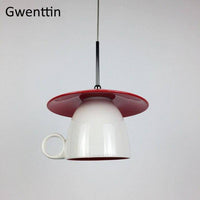 Luminaire LED Cup en Céramique | Marco Lucetti Rouge