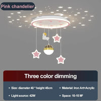 Luminaire LED en forme d'étoile pour une chambre d'enfant | Marco Lucetti Ciel étoilé doré