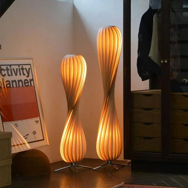 Luminaire LED en Spirale Rétro pour Salon et Chambre | Marco Lucetti