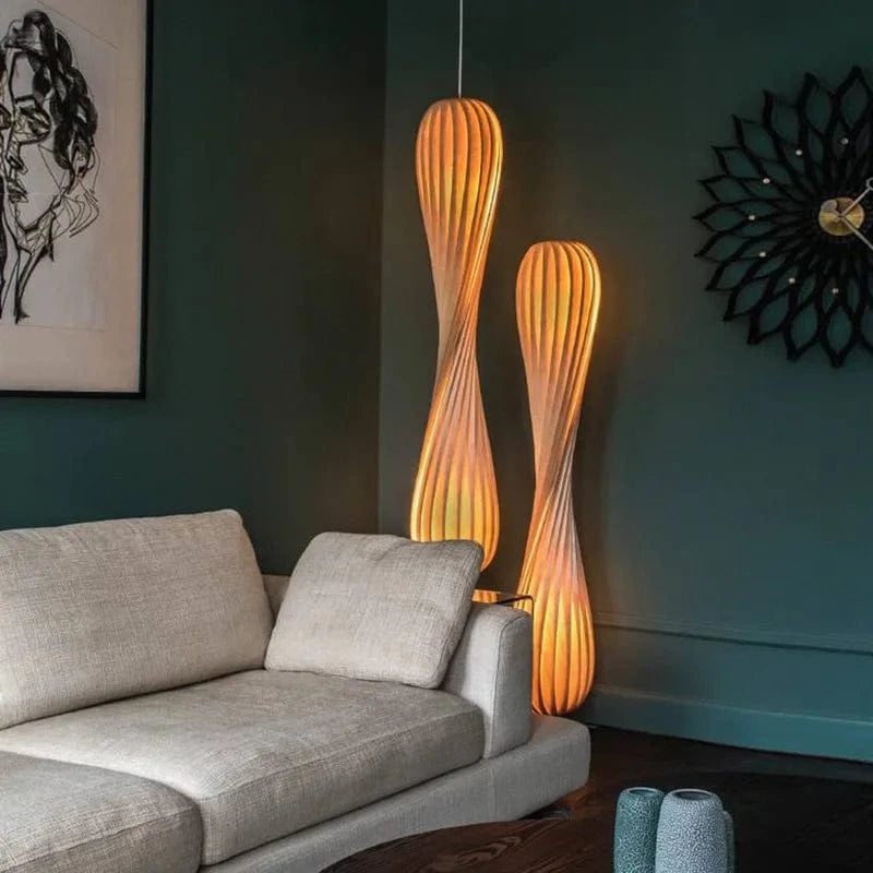 Luminaire LED en Spirale Rétro pour Salon et Chambre | Marco Lucetti