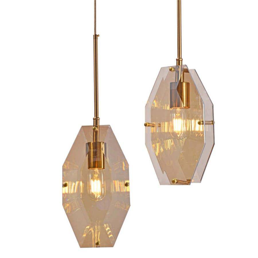 Luminaire LED "Luxury Geometric Glass" | Marco Lucetti