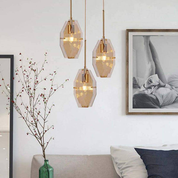 Luminaire LED "Luxury Geometric Glass" | Marco Lucetti