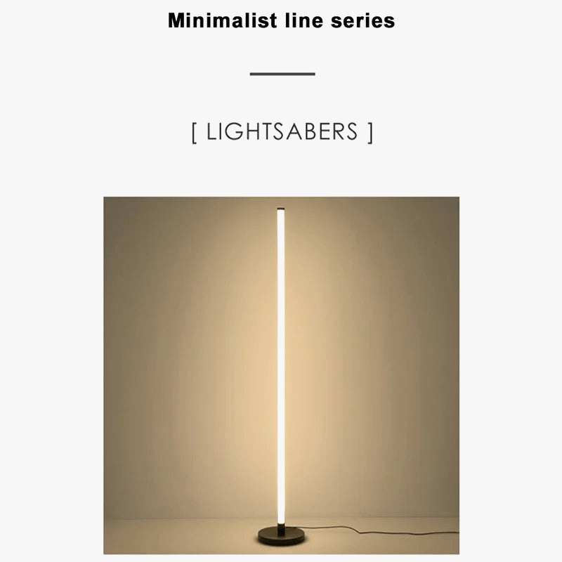Luminaire LED moderne longue bande lumineuse "Brillance Verticale" | Marco Lucetti