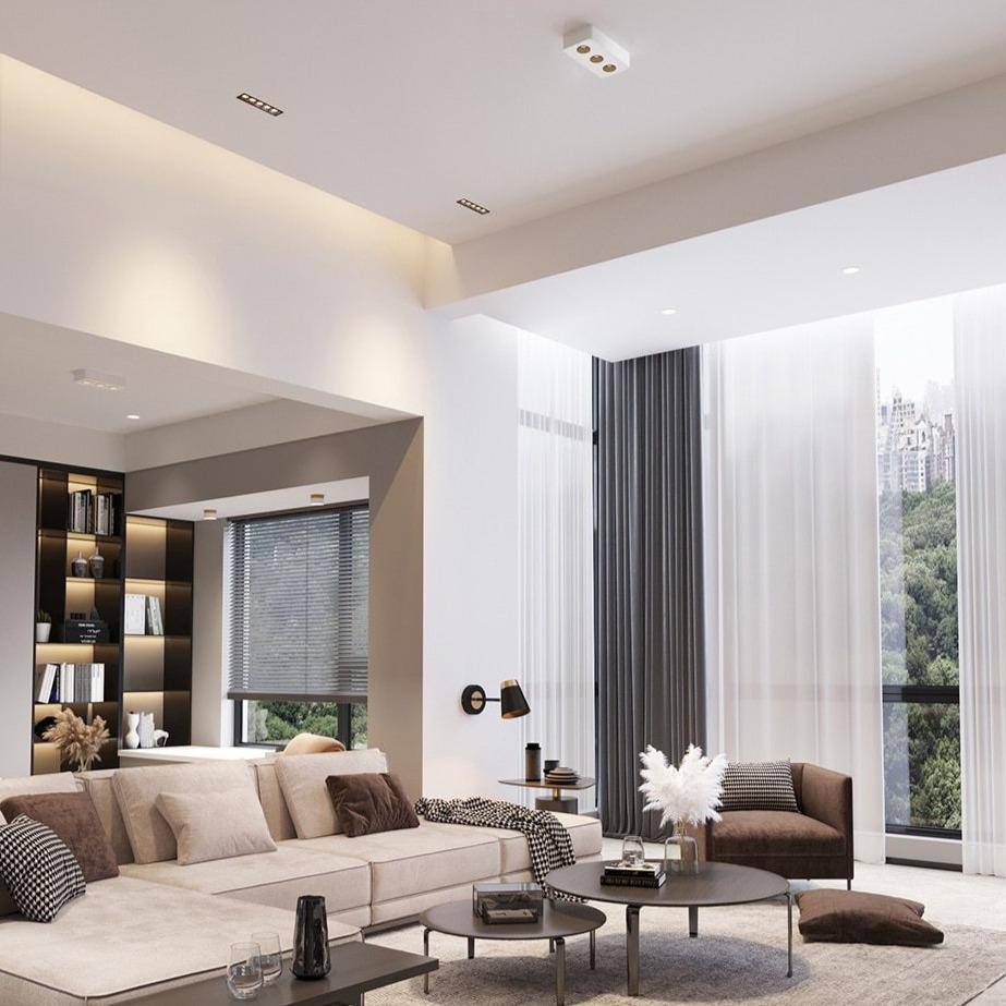 Luminaire LED Rectangulaire Double Light | Marco Lucetti