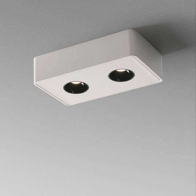 Luminaire LED Rectangulaire Double Light | Marco Lucetti Blanc / Naturelle / 24W