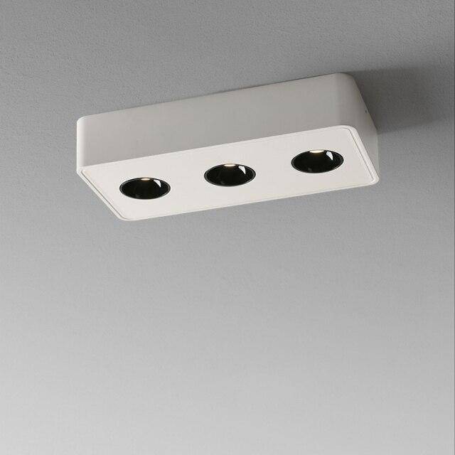 Luminaire LED Rectangulaire Double Light | Marco Lucetti Blanc / Naturelle / 36W